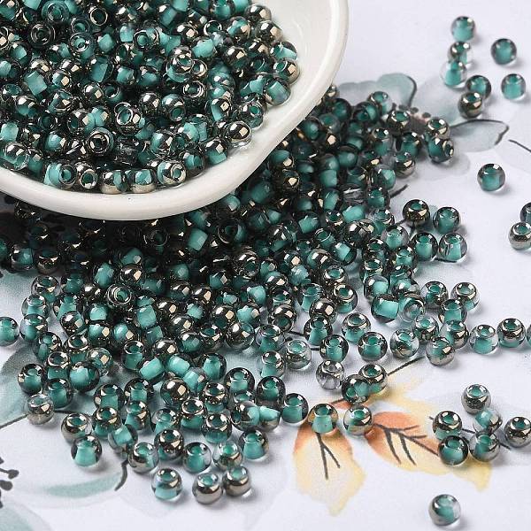 Transparent Inside Colours Glass Seed Beads