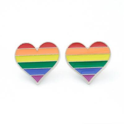 Alloy Pride Enamel Brooches