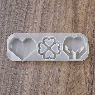 Heart DIY Silicone Keychain Accessory Molds