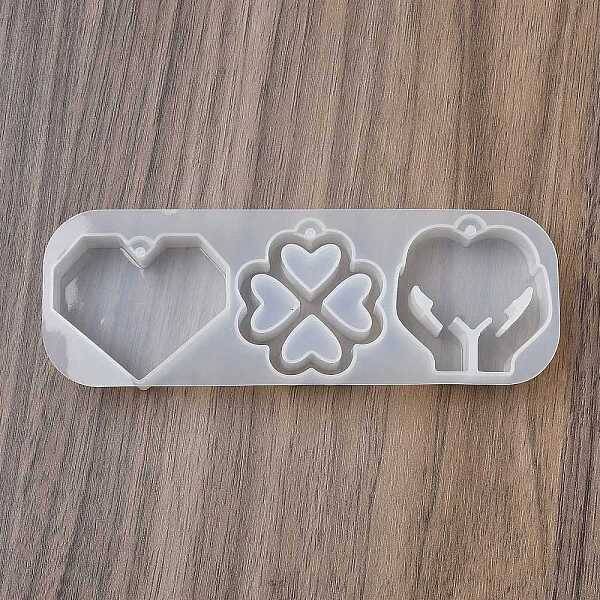 Heart DIY Silicone Keychain Accessory Molds