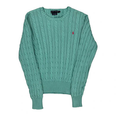 Ralph Lauren Jumper - Large Blue Cotton