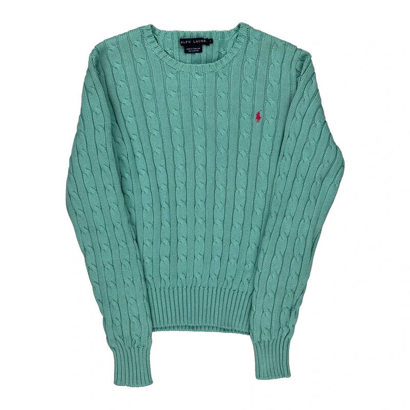 Ralph Lauren Jumper - Large Blue Cotton