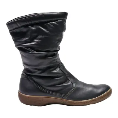 ECCO High Boots Black Synthetic Womens UK 6