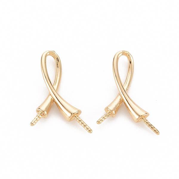 Brass Peg Bails Pendants