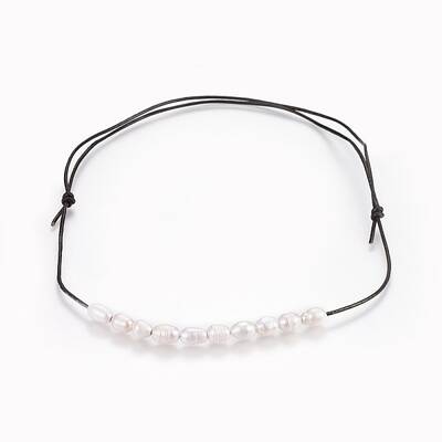 Adjustable Natural Pearl Beaded Necklaces