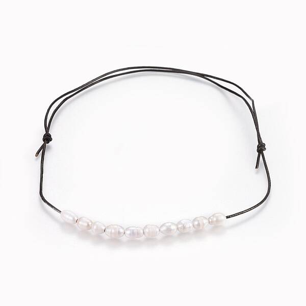 Adjustable Natural Pearl Beaded Necklaces