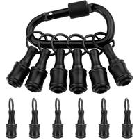 Portable Bit Holder Keychain, 1/4 Inch Hex Shank Screwdriver Bit, Multifunctional Keychain for Home & Office, Hand Tools, Har...