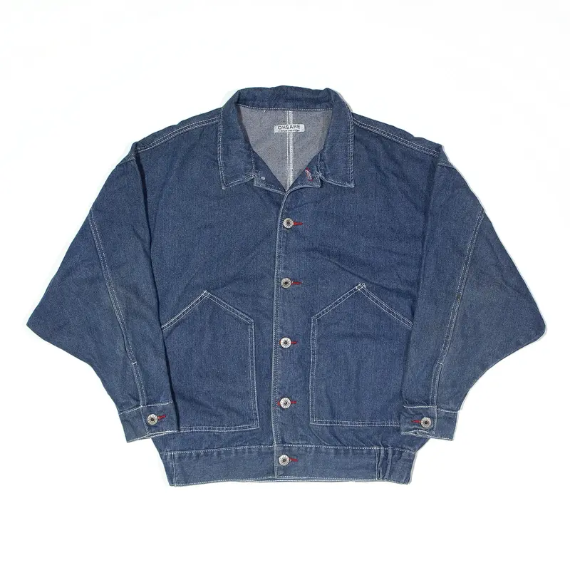OHSARE Jacket Blue Relaxed Denim Womens L