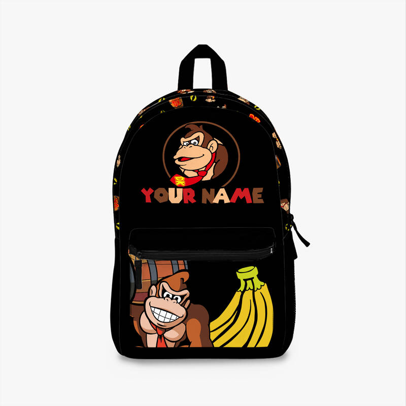 Donkey, Kong, Personalized Kids Backpack
