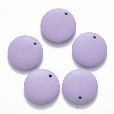 Painted Wood Pendants