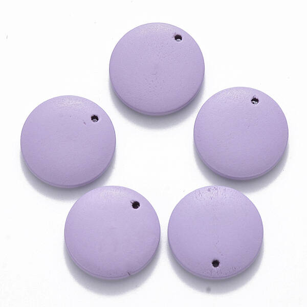 Painted Wood Pendants