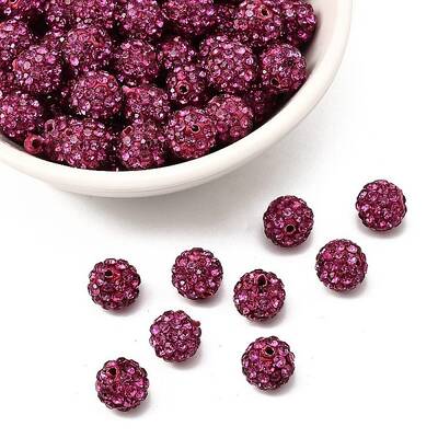 Pave Disco Ball Beads