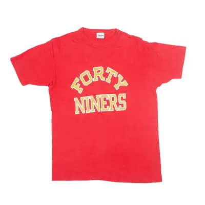 STARTER San Francisco 49ers USA T-Shirt Red 90s Short Sleeve Mens XL