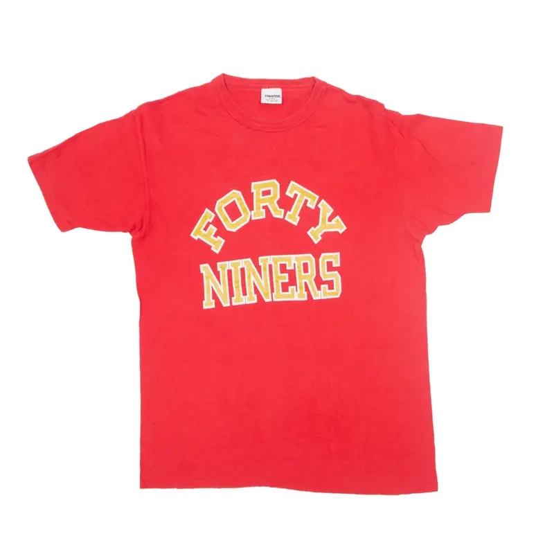 STARTER San Francisco 49ers USA T-Shirt Red 90s Short Sleeve Mens XL