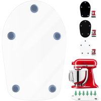 Mixer Slider Mat for KitchenAid 4.5-5 QT Stand Mixer, Acrylic Convenient Sliding Tray Appliance Sliders for Kitchen Appliance...