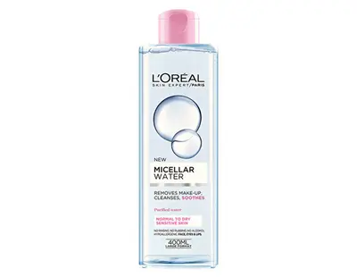 L'Oréal Paris Acqua Micellare Per Pelli Sensibili Da Normali A Secche 3In1 (Acqua Micellare) 400 Ml