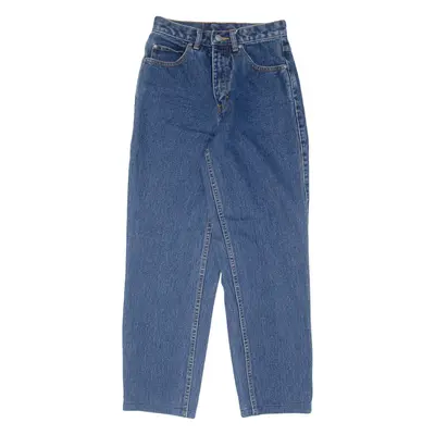 TEDDY'S JEANS Wash Em' Warm Womens Jeans Blue Tapered 90s W24 L27