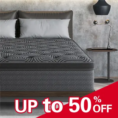 9 /12/14 Inch Gel Memory Foam Mattress Twin Full Queen King Bed Hybrid Spring Mattress  In A Box ，Medium Firm for Motion Is...