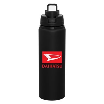 48 Promotional 28 oz H2go Surge - Matte Black - Aluminum