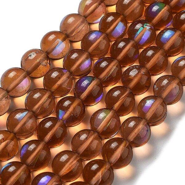 Synthetic Moonstone Beads Strands