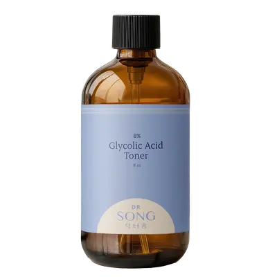 8% Dr Song Glycolic Acid Toner with Hyaluronic Acid Jumbo size 8oz glycolic toner cleanser skincare Exfoliant