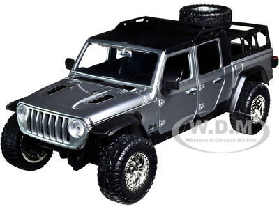 2020 Jeep Gladiator Pickup Truck Silver with Black Top \