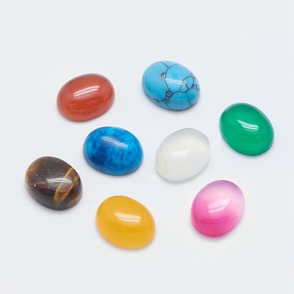 Natural & Synthetic Mixed Stone Cabochons