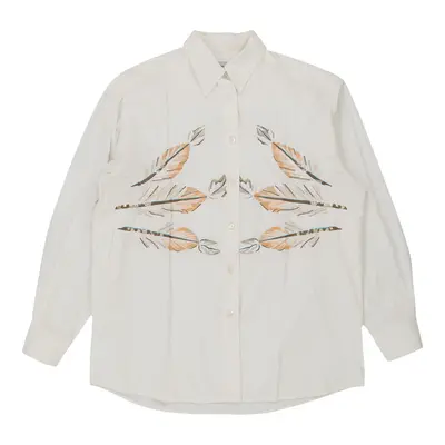Iceberg Embroidered Shirt - Medium White Cotton | Size: medium
