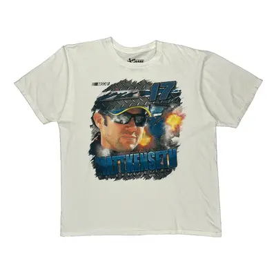 Matt Kenseth Chase Authentics Nascar T-Shirt - XL White Cotton