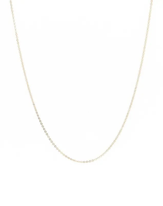 One Love Gold Chain Necklace | Size: Adjustable 14 - 16 inches | Metal Color: Gold