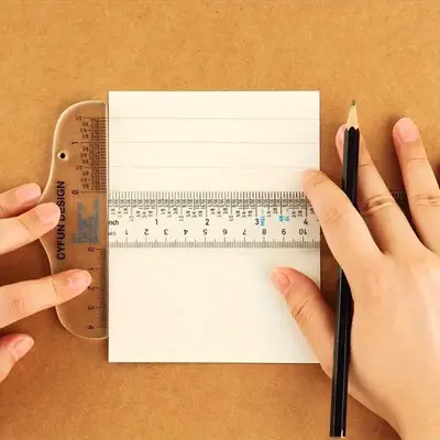 Acrylic T-Square Ruler, Precision 6 & 12 Acrylic T-Square Ruler, Perfect Alignment Tool for Crafting, Cardmaking, and Scrapbo...