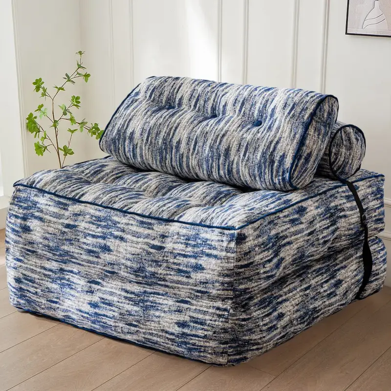MAXYOYO Folding Sofa Bed, Convertible Sleeper Chair with Pillow, Soft Fold Out Chair Bed, Versatile Floor Sofa Lounge for Liv...