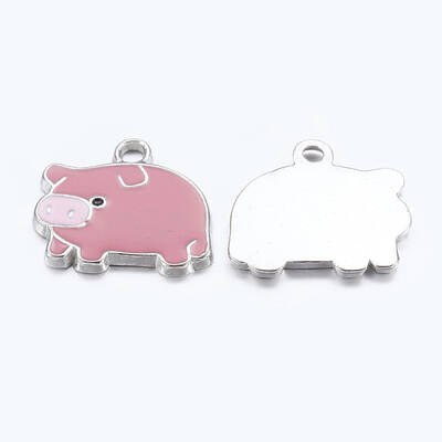 Zinc Alloy Enamel Pendants
