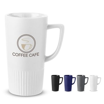 72 Custom 20oz Texture Base Ceramic Mug - Stoneware