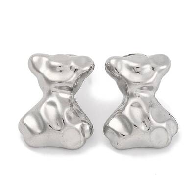 Non-Tarnish Bowknot 304 Stainless Steel Stud Earrings