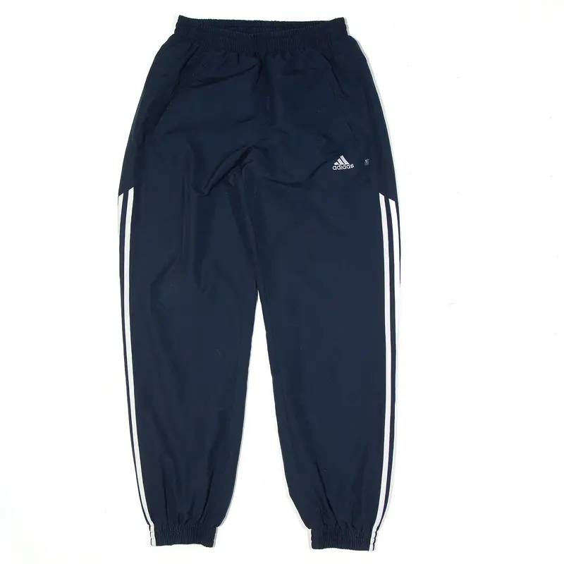 ADIDAS Track Pants Blue Tapered Mens S W26 L29
