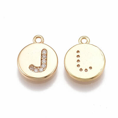 Brass Cubic Zirconia Charms