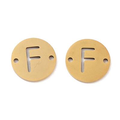 PVD Vacuum Plating 201 Stainless Steel Hollow Flat Round Links