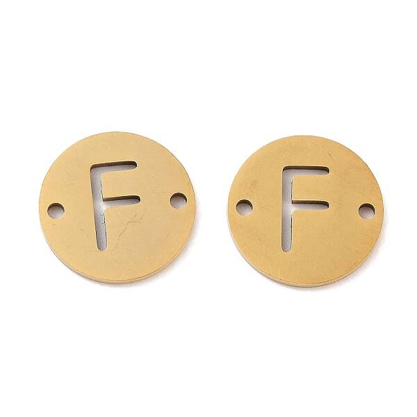 PVD Vacuum Plating 201 Stainless Steel Hollow Flat Round Links