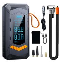 Portable Cordless Air Compressor, 180PSI Car Air Pump with Digital Display, Multifunctional Car Tire Inflation Tool, Car Acce...