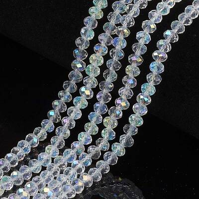 Electroplate Glass Beads Strands