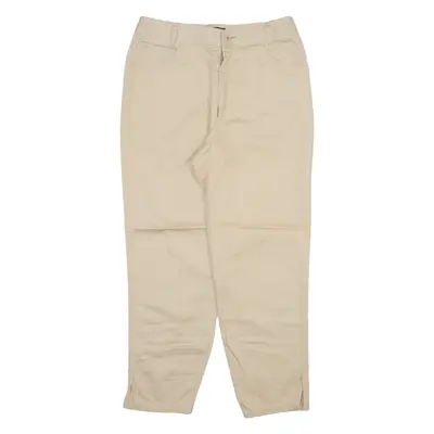 MAD JEANS Womens Trousers Cream Slim Tapered W26 L22