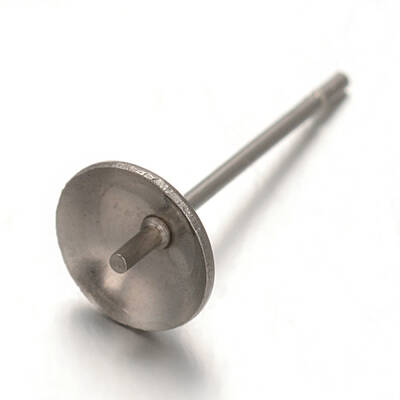 Tarnish Resistant 304 Stainless Steel Stud Earrings Settings
