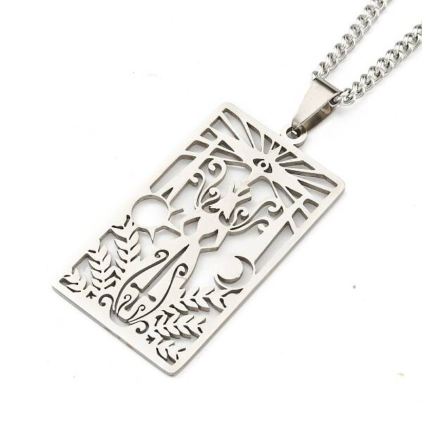 Non-Tarnish 304 Stainless Steel Pendant Necklaces