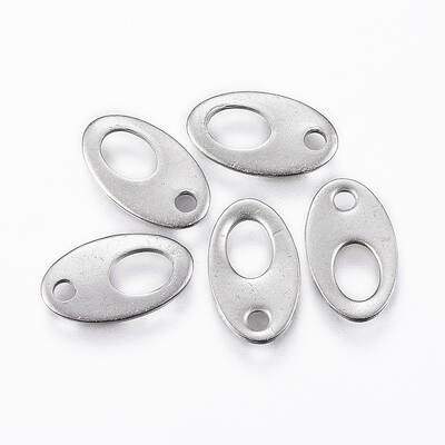 Tarnish Resistant 201 Stainless Steel Chain Tabs