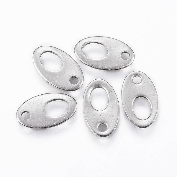 Tarnish Resistant 201 Stainless Steel Chain Tabs
