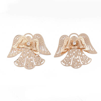 Brass Filigree Joiners Links