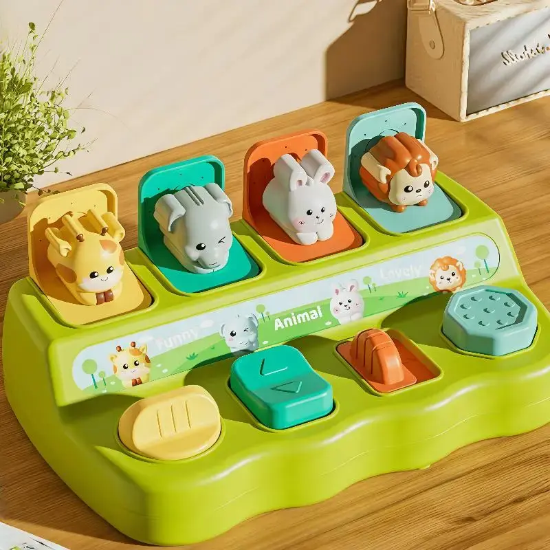 Montessori Interactive Pop-Up Toy Box for Babies & Toddlers, Enhances Logical Skills, Perfect Gift for Boys & Girls