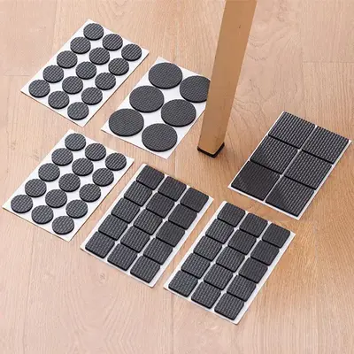 Anti Slip Furniture Leg Pad, 84pcs/set Self Adhesive Table Leg Pad, Furniture Leg Protector, Table Leg Protector