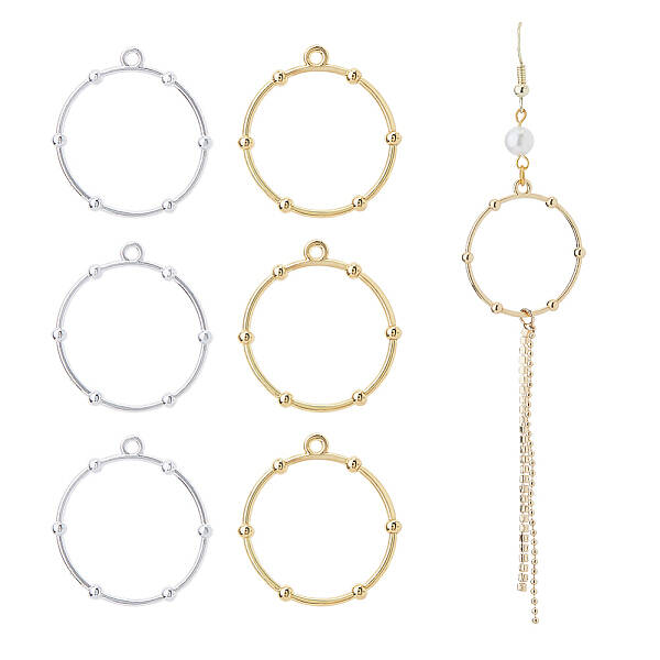 20Pcs 2 Colors Zinc Alloy Pendants